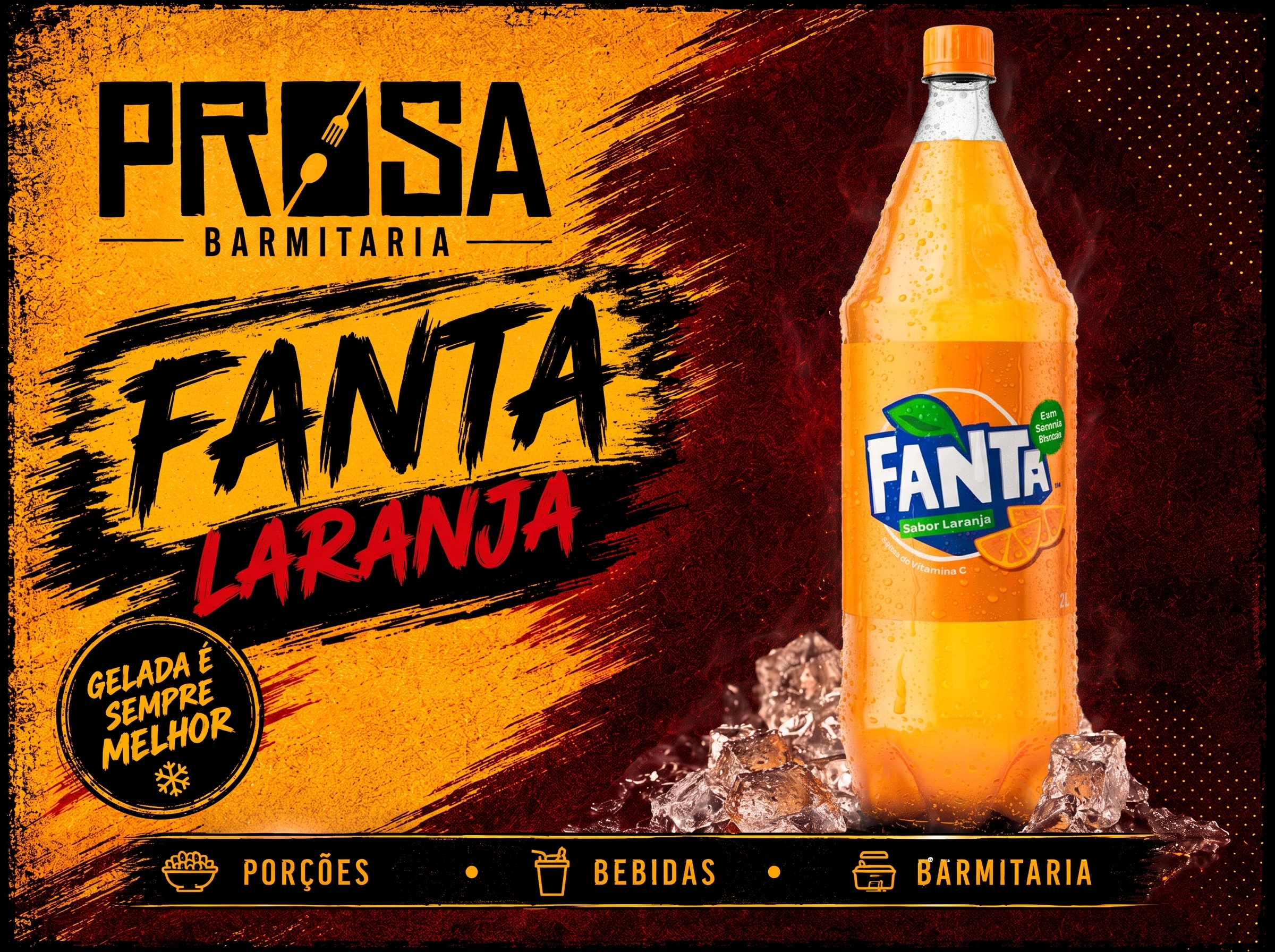 Fanta laranja 2L