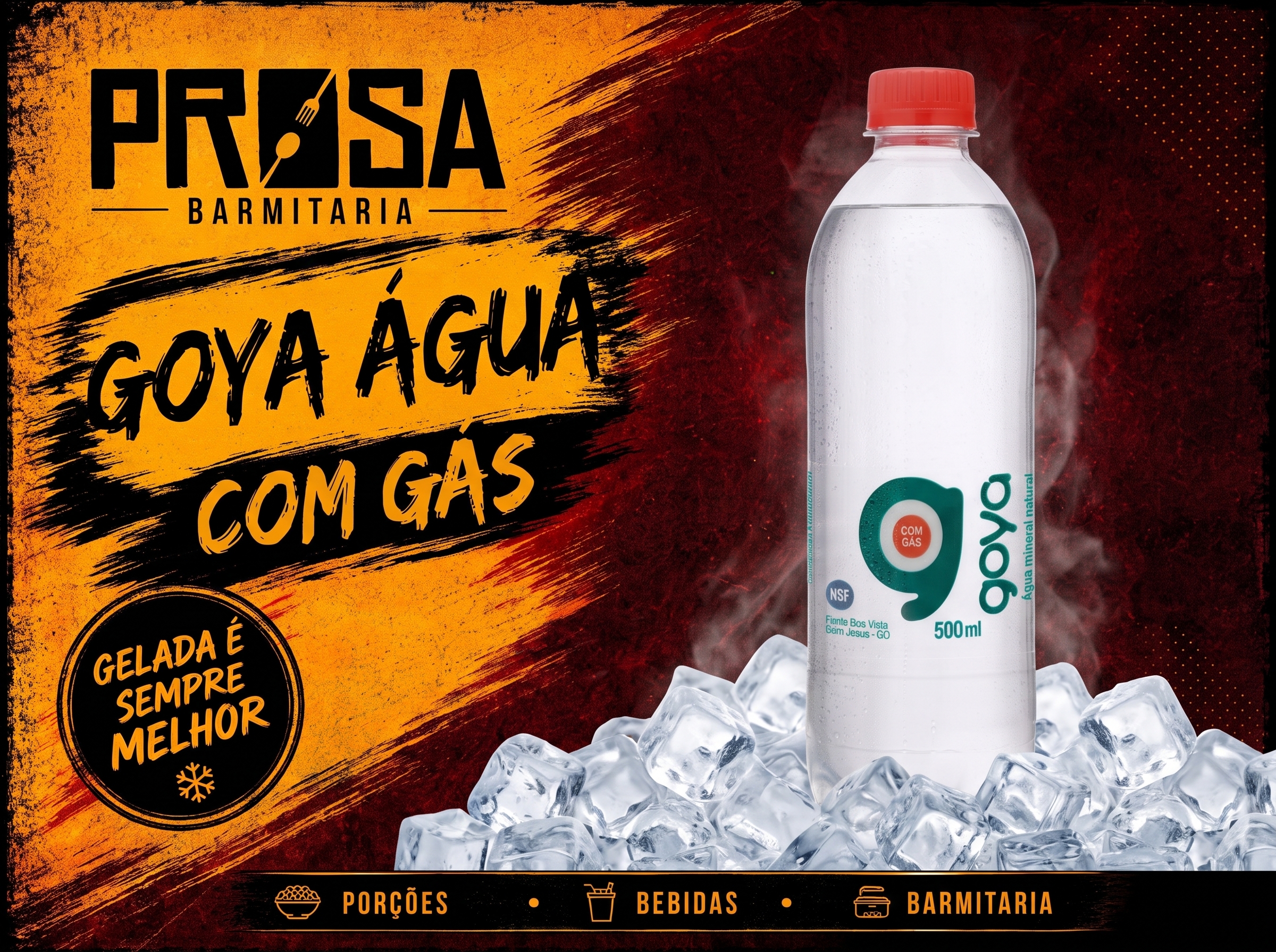 Água C/gás goya