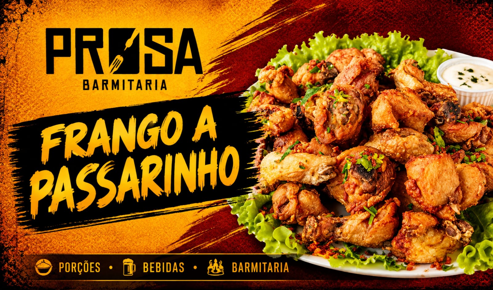Frango a Passarinho