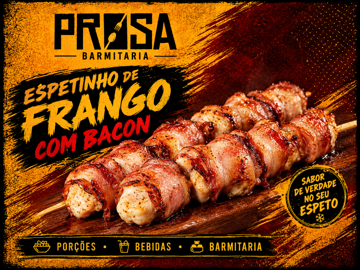 Espeto de Franbacon