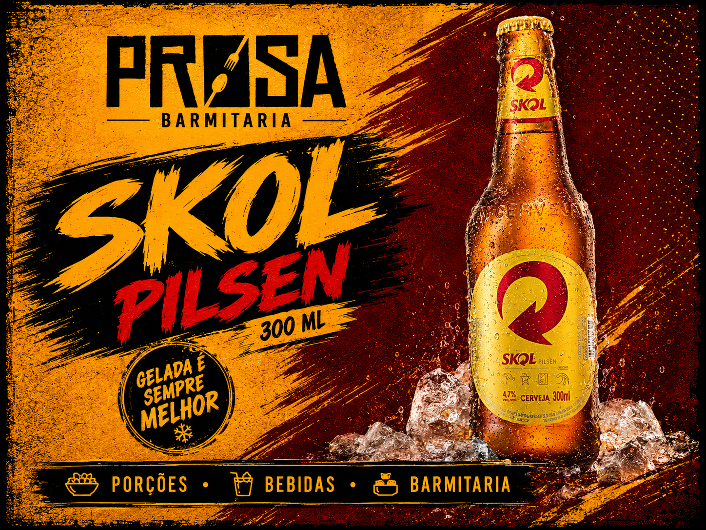 Skol 300ml(Barrigudinha)